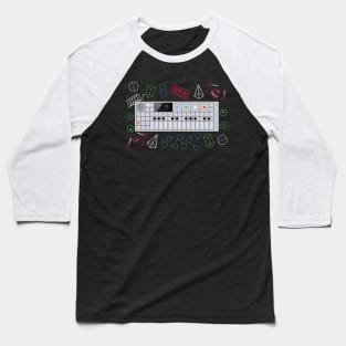 Electronic Musician Portable Synth Baseball T-Shirt